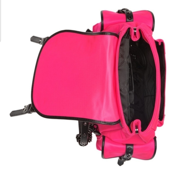 Michael kors Leila neon pink flap backpack